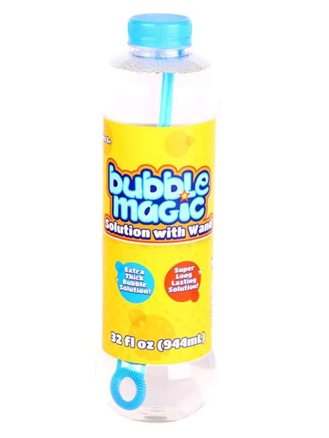 Magic bubble solution